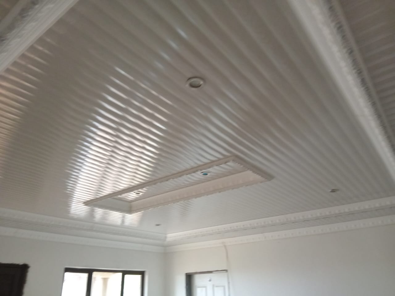 PVC Ceiling  Ribbed Feature Box