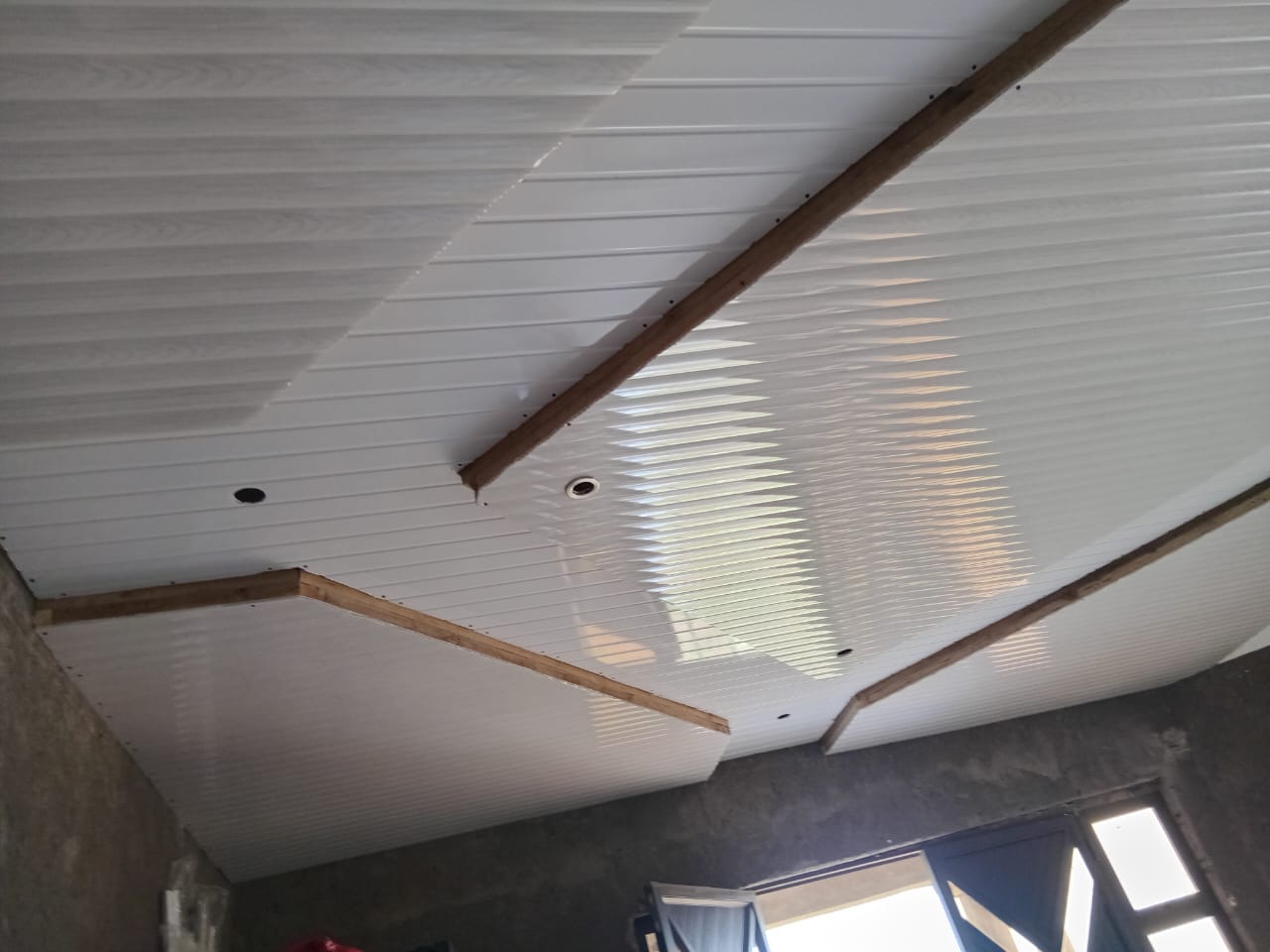PVC Ceiling  Ribbed  Installation