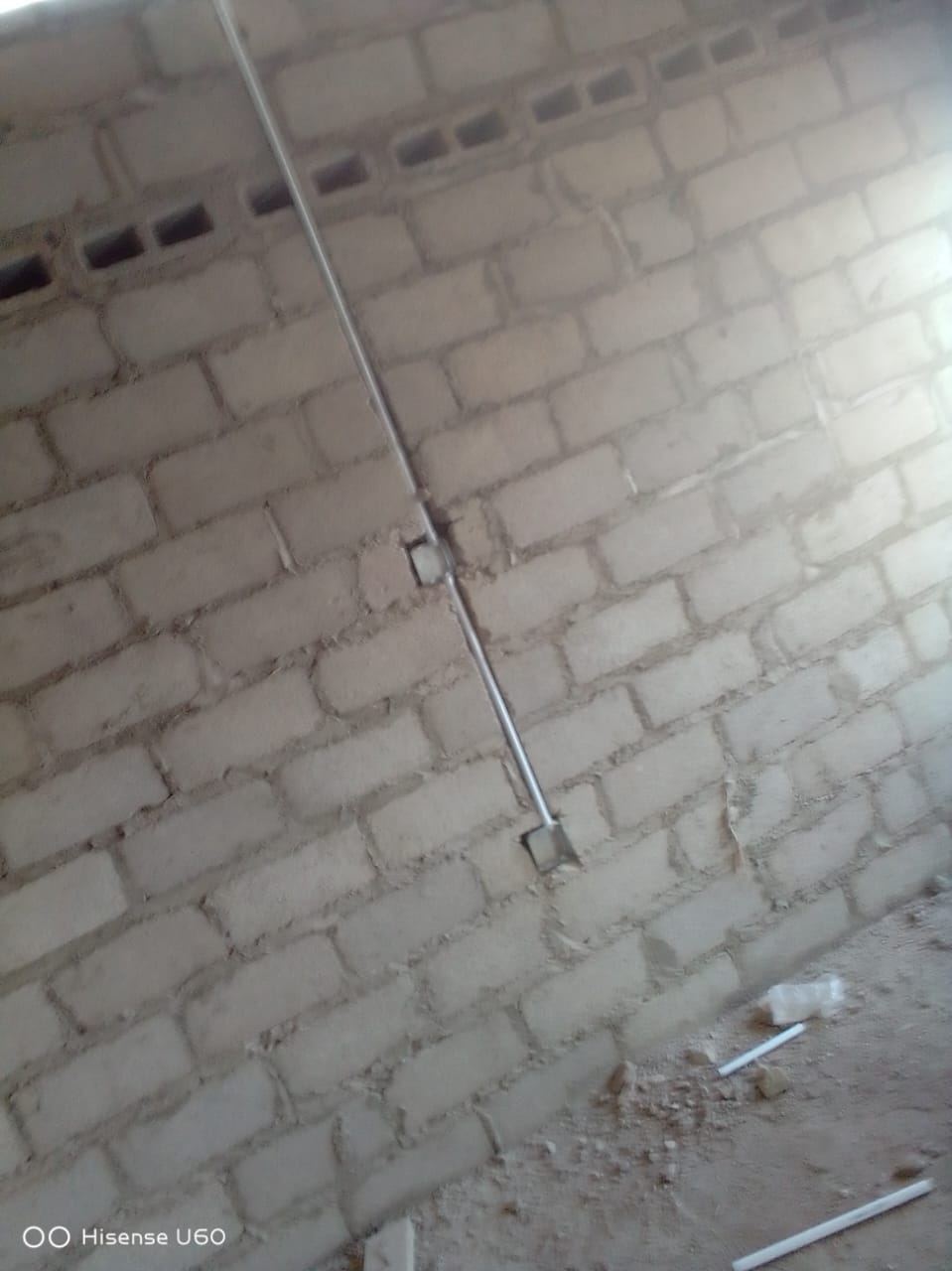 Electrical  Vertical Conduit Run