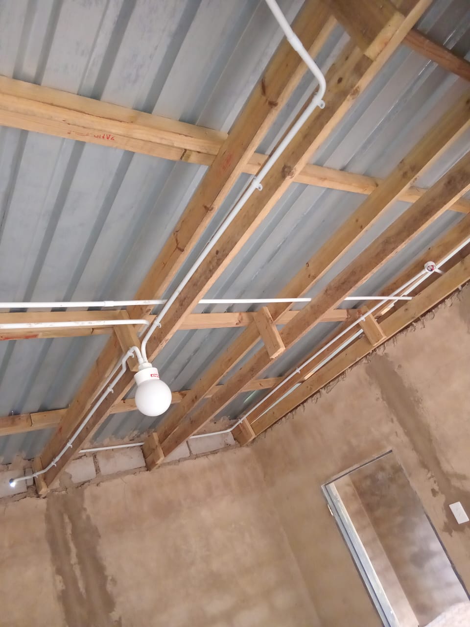 Electrical  Conduit Runs  Roof Structure
