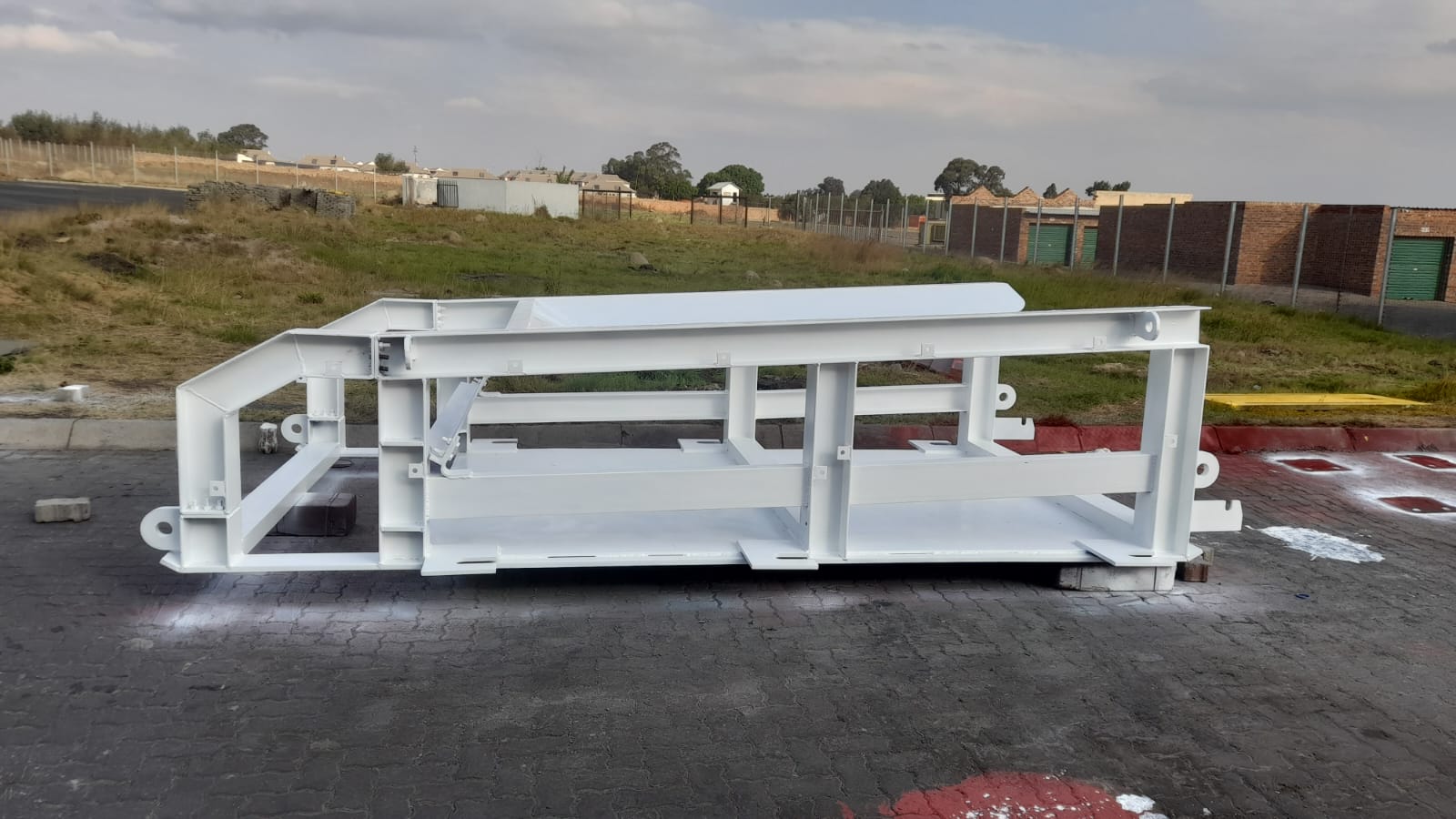 Steel Fabrication  Industrial Frame  Painted